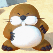 Gif animé taupe danse